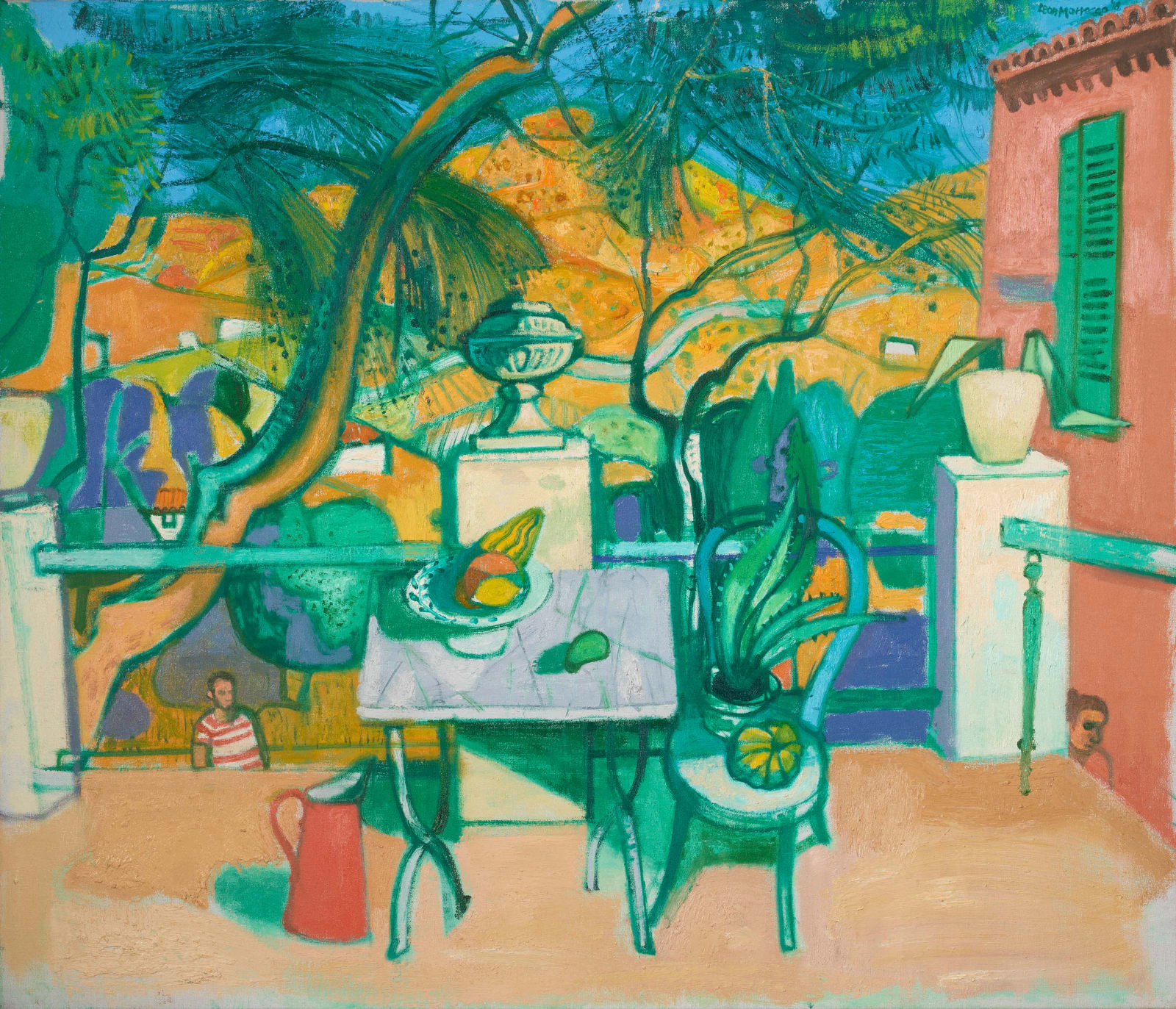 Leon Morrocco RSA, Sunlight on the Hill, Syros, 2018