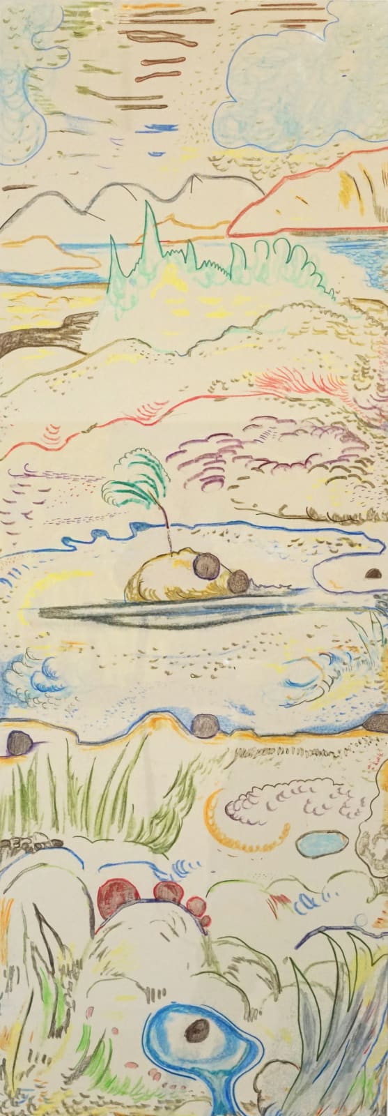 Adrian Wiszniewski RSA, From Mallaig to Glasgow I