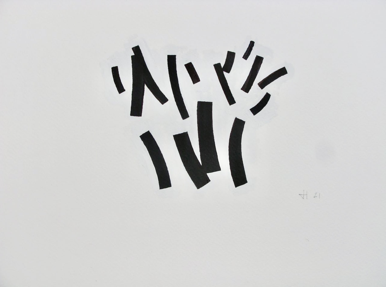 Jake Harvey RSA, Forms, Space and Rhythm 4, 2021