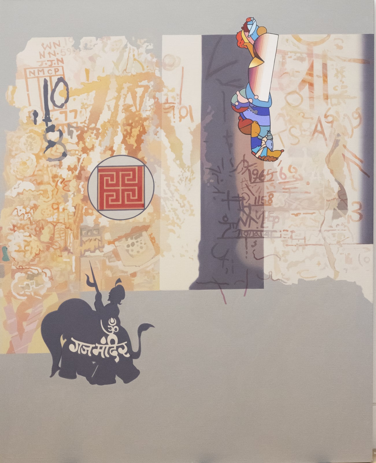 Alan Robb RSA, OM Elephant Temple, 2018