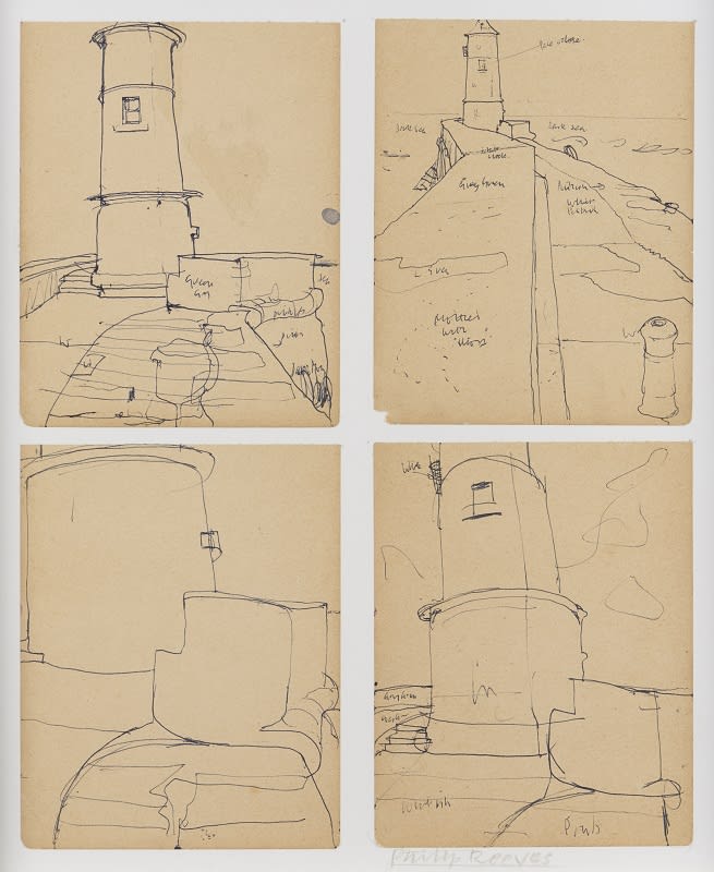 Philip Reeves RSA, Studies for the Old Pier North Berwick
