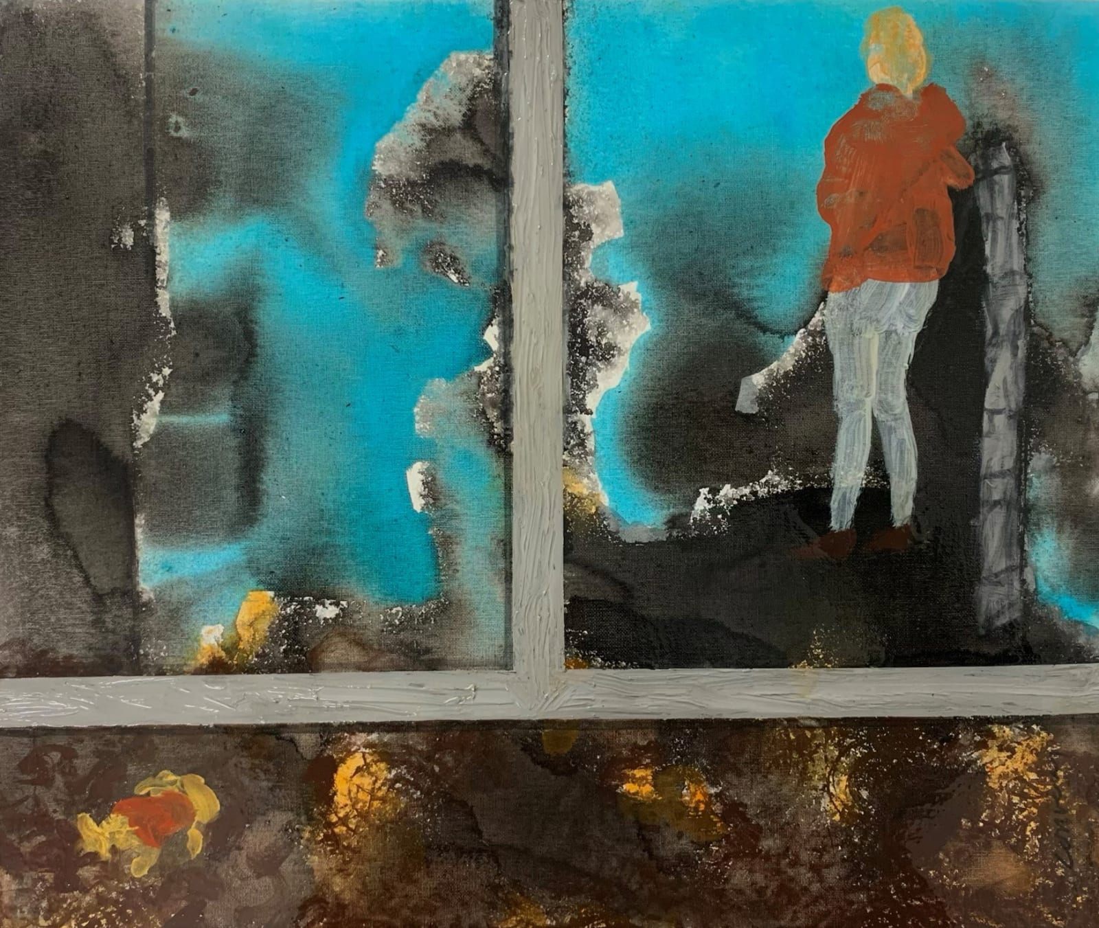 Francis Convery RSA, North Sea (from Slains Castle), 2021