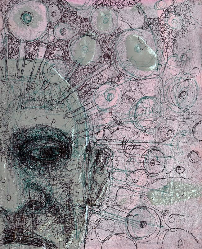 Robbie Bushe RSA, Neanderthal Head Study 4, 2019