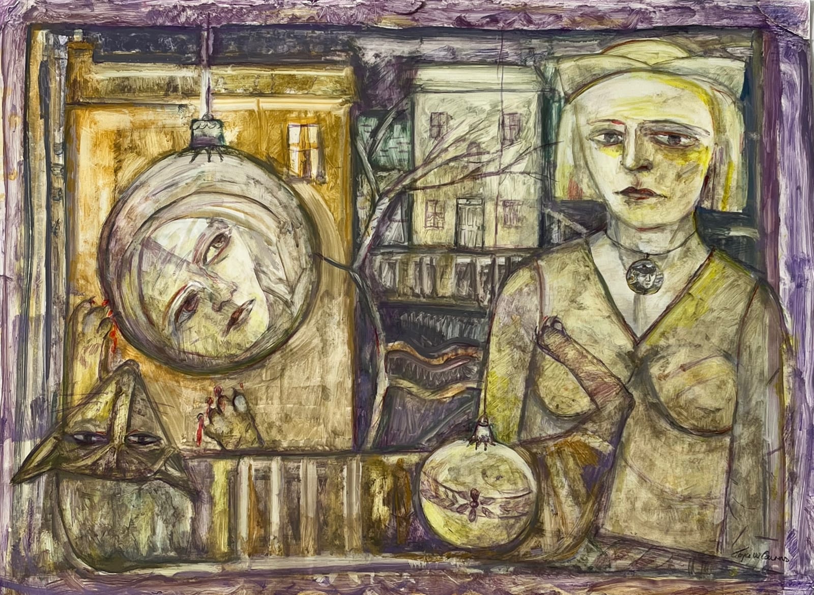 Joyce W Cairns PPRSA, Christmases Past, 2025