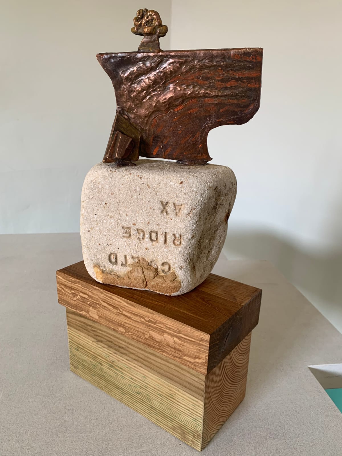 Fiona Dean RSA, Fragment 1: foldout field with tree-water- cloud, solway merse. S.W.