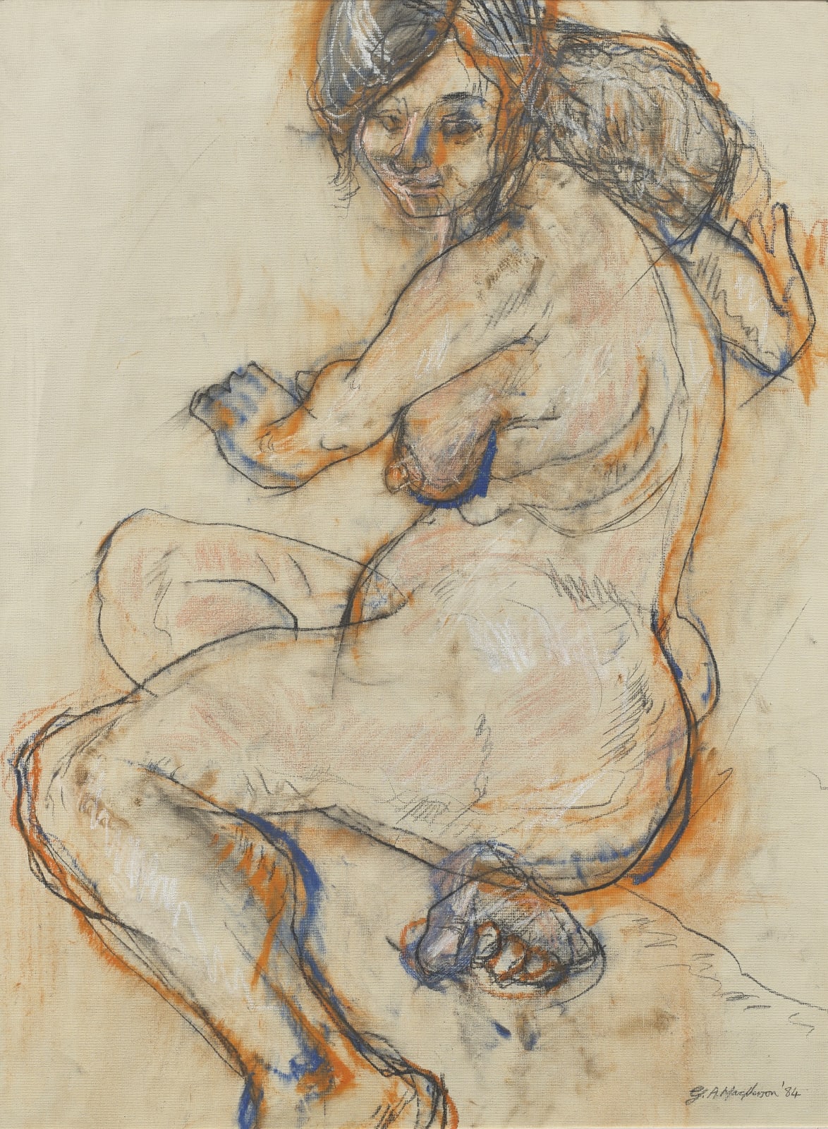 George Macpherson RSA, Figure Study, 1984
