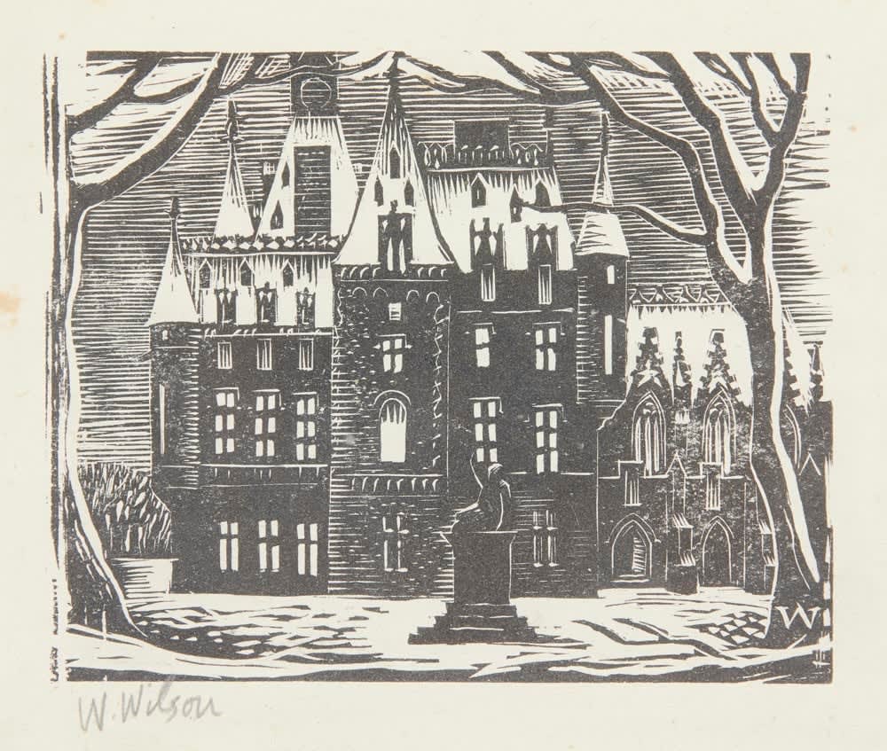 William Wilson RSA, Fettes College, around 1951