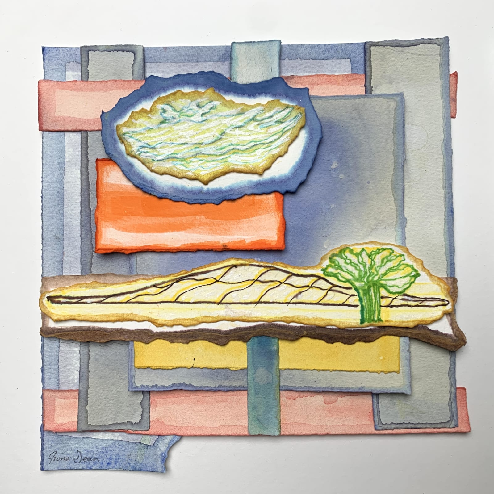 Fiona Dean RSA, Field-Notes: Cloud-Tree-Hill. Solway. Merse. South. S.E.