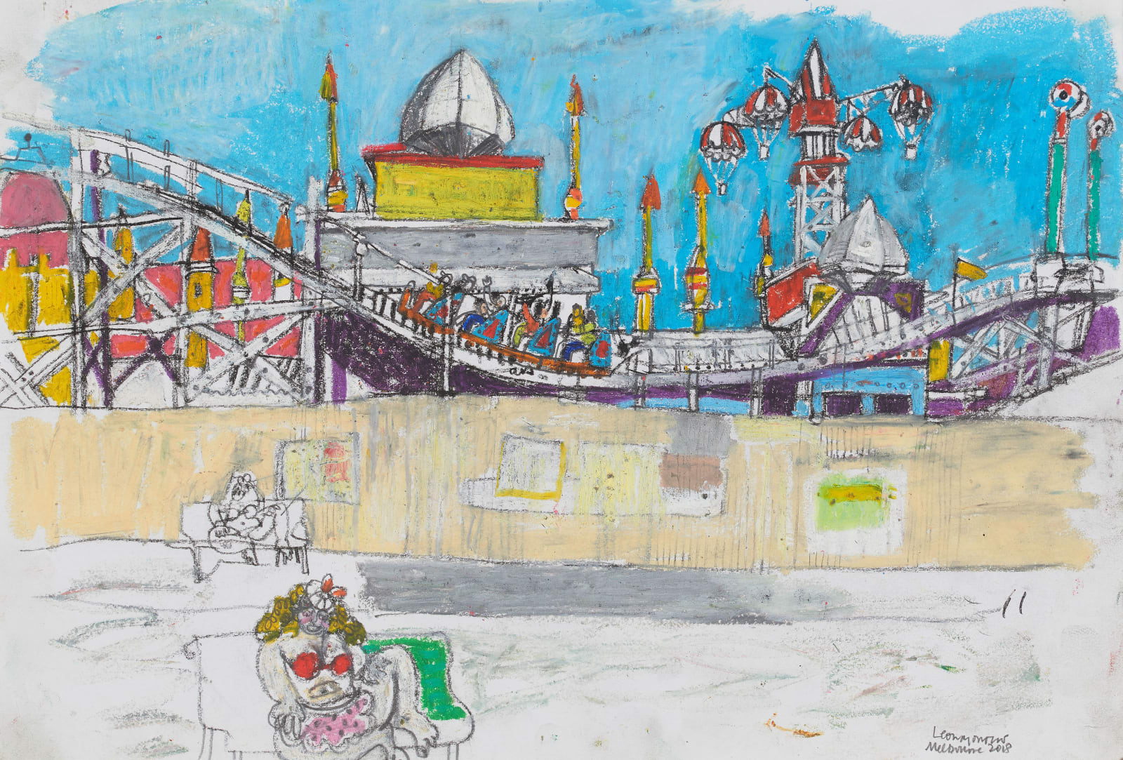 Leon Morrocco RSA, Funfair, Melbourne, 2018