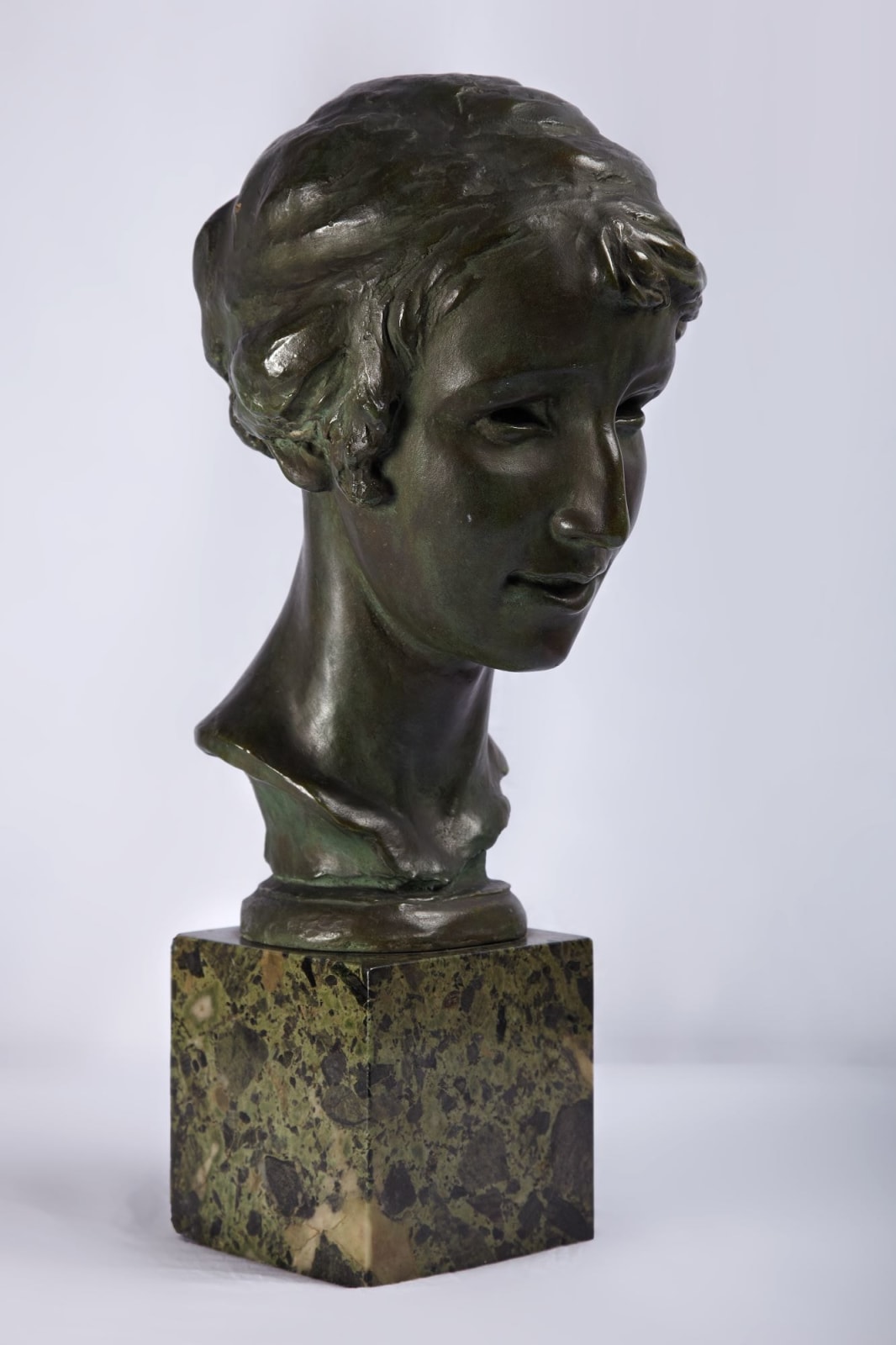 Alexander Proudfoot RSA, Head of a Girl, 1920