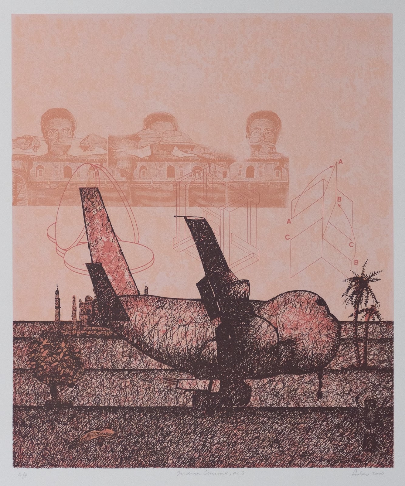 Ronald Forbes RSA, Indian Summer (Aeroplane)