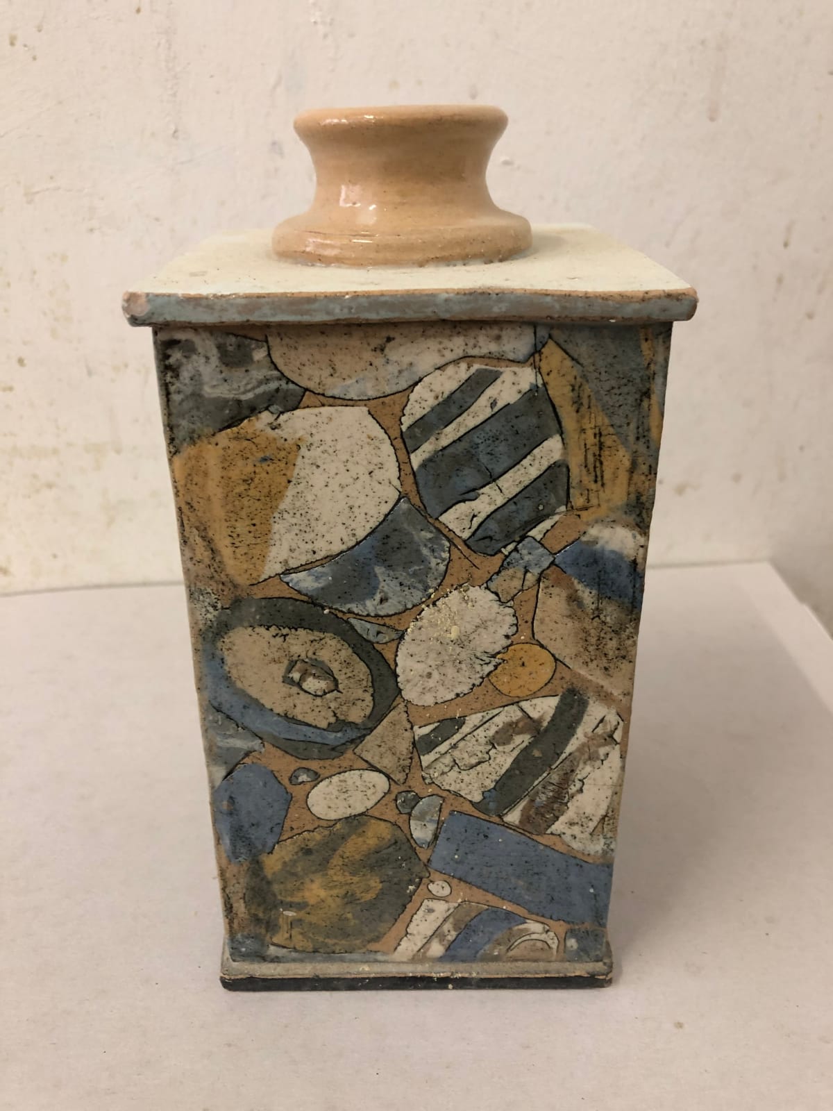 Frank Pottinger RSA, Untitled (Blue and Brown Vessel)