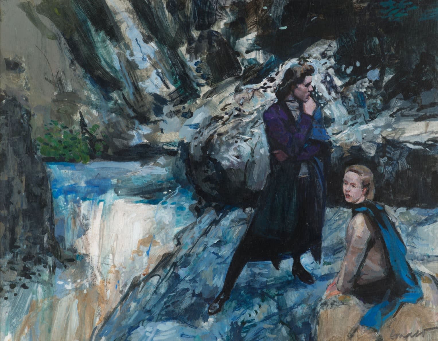 George Donald RSA, By the Falls o' Choiredubh, 2017