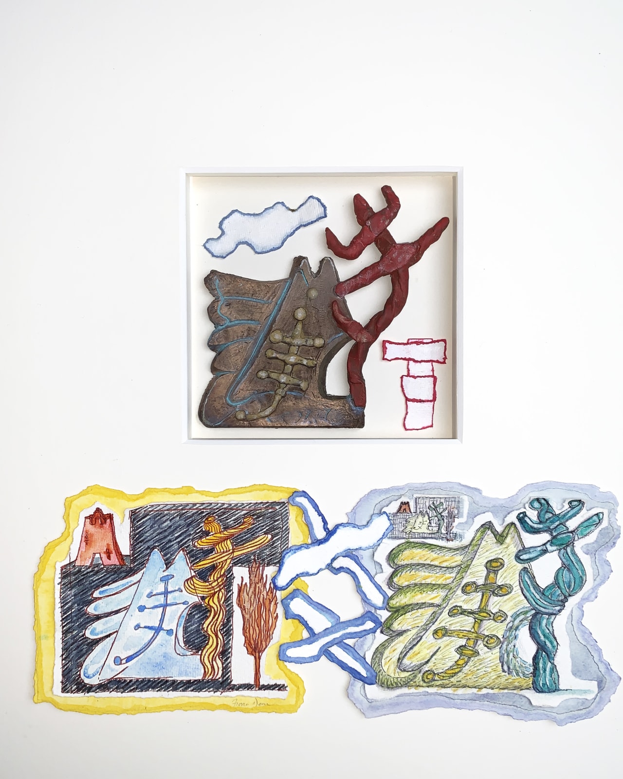 Fiona Dean RSA, Field-Notes: Copse-Cloud-Hill. Solway Merse. South. S.W.