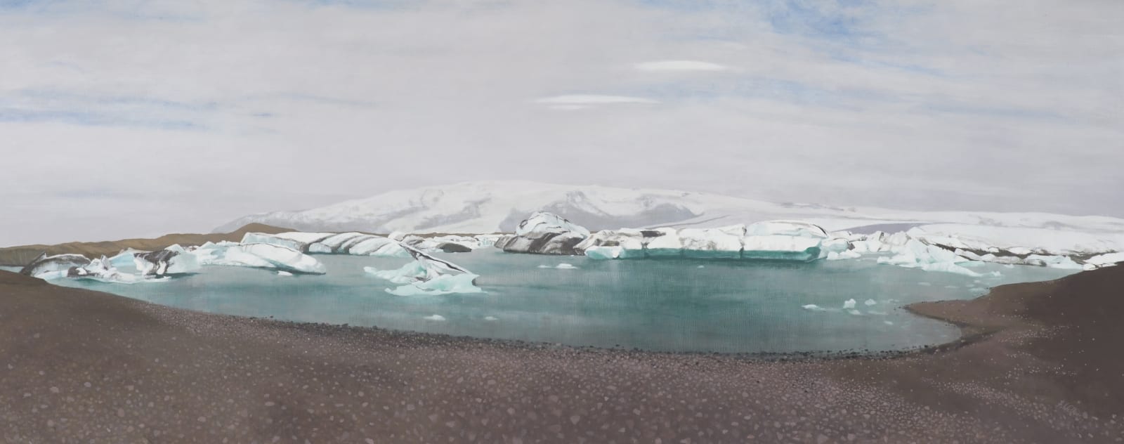 Frances Walker RSA, Glacial Lagoon, 2001