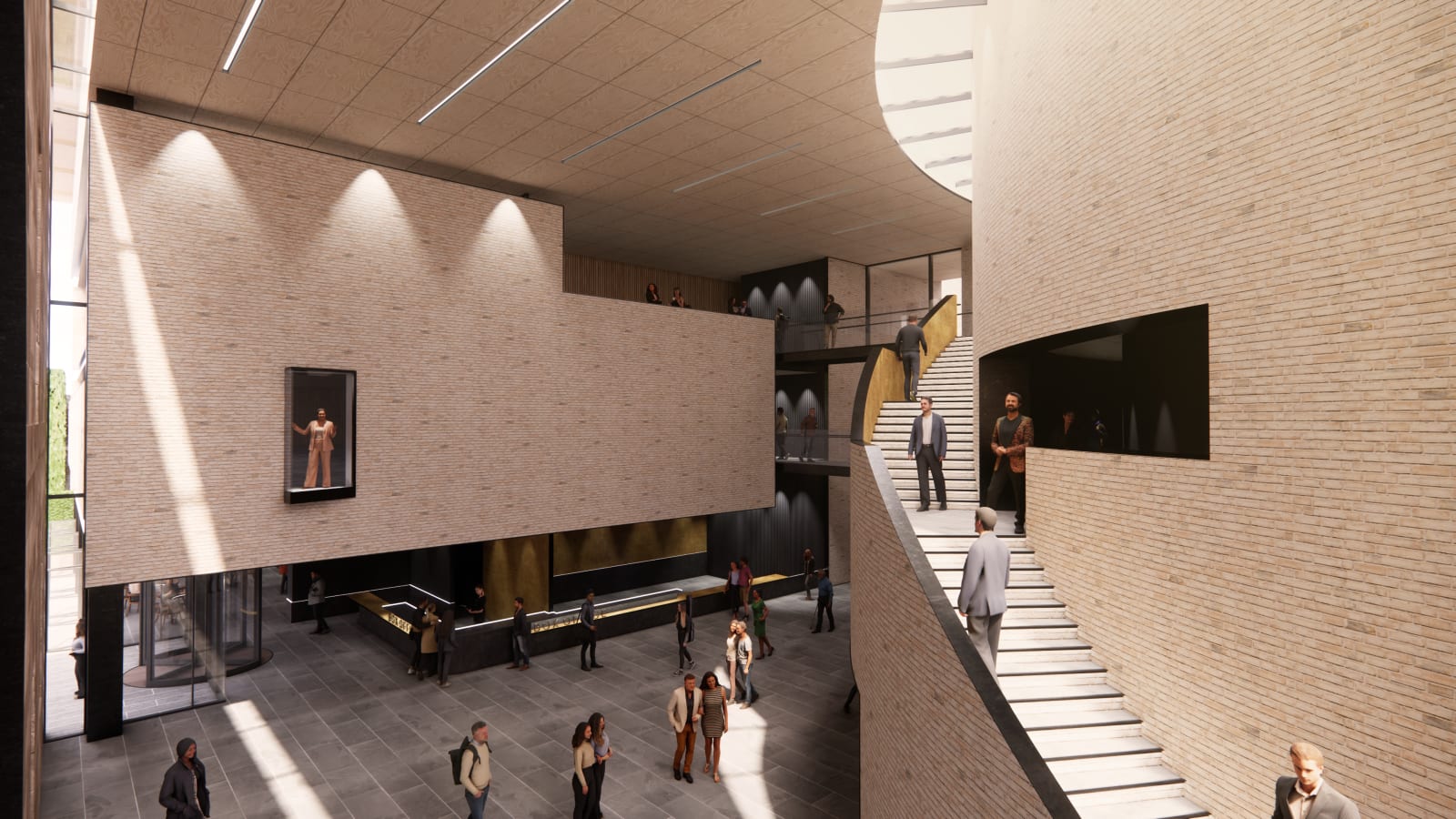 Richard Murphy RSA, THREE SPECULATIVE PROJECTS FOR CENTRAL EDINBURGH: 3. A reconfiguration of the St Andrew Square Concert Hall design, 2025