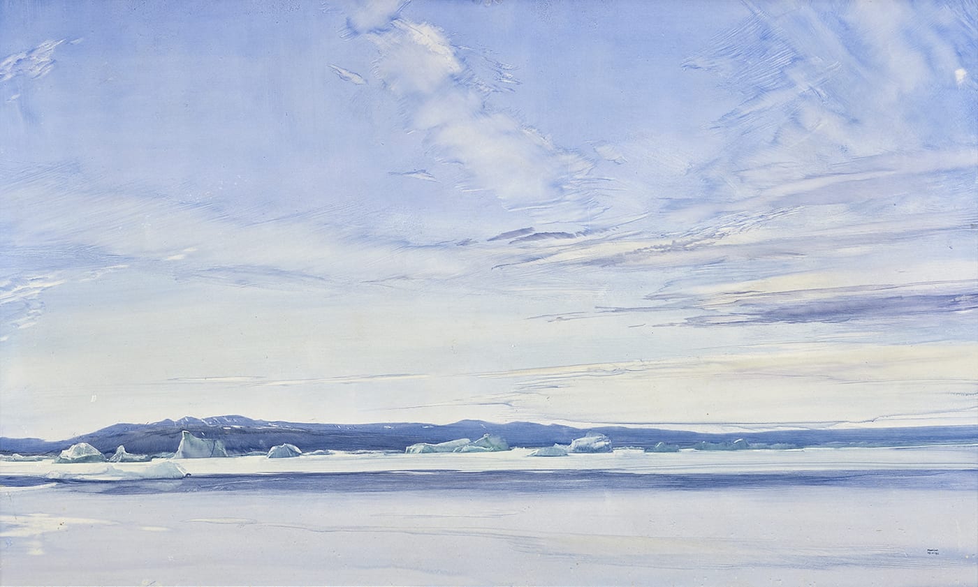 James Morrison RSA, Clear and Cold, Otto Fiord II, 1992
