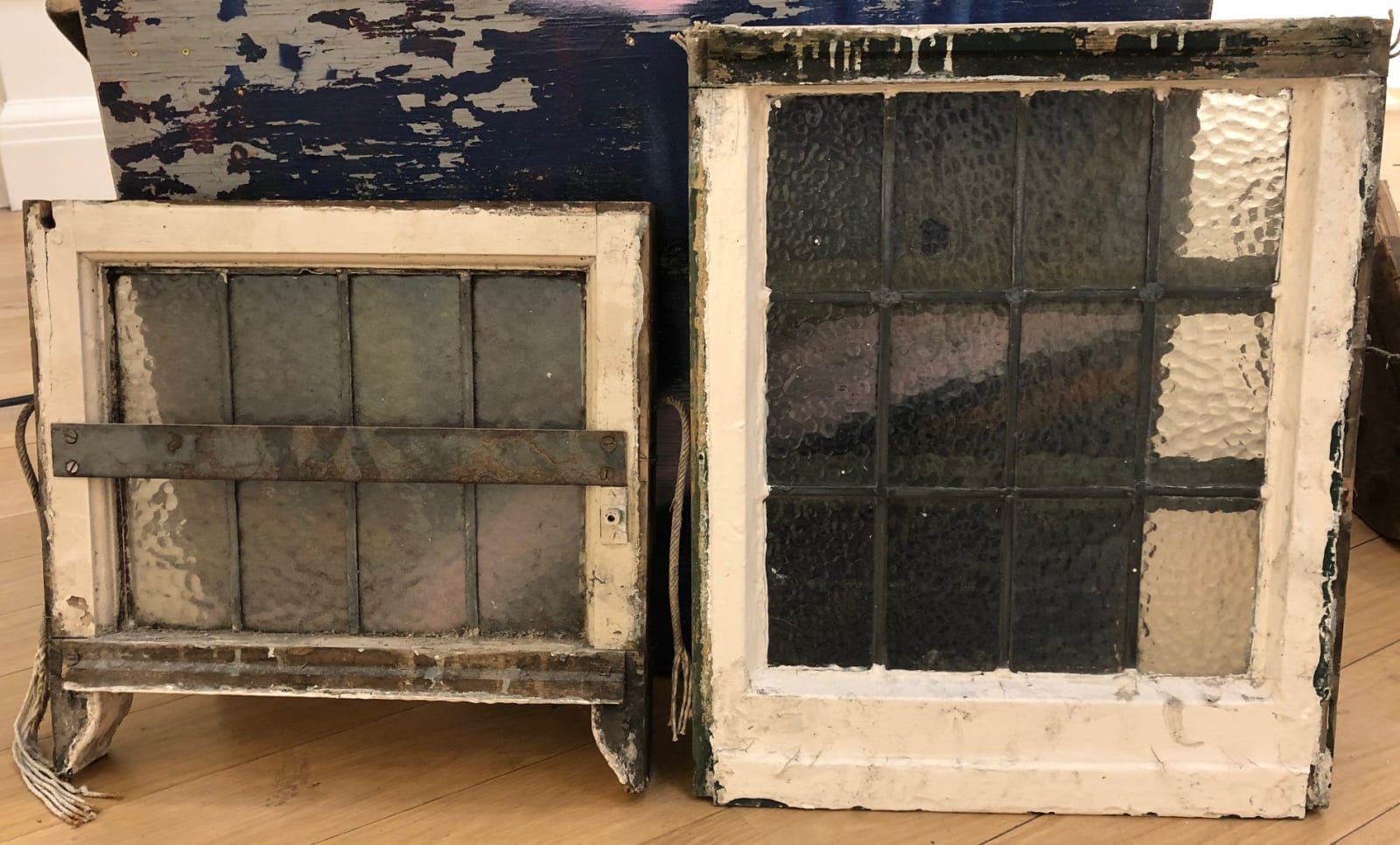 Maisie Tudge, Salvaged Glasgow Tennement Close Windows c. 1880