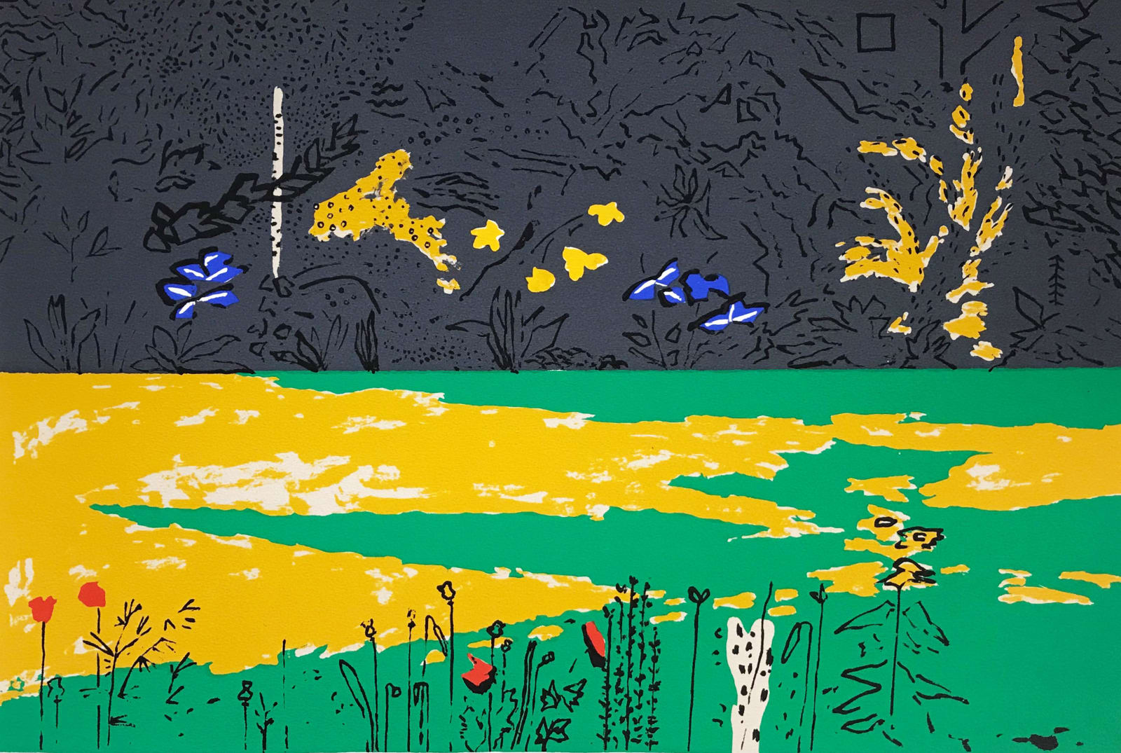 David Michie RSA, The River Bank, late 1980s