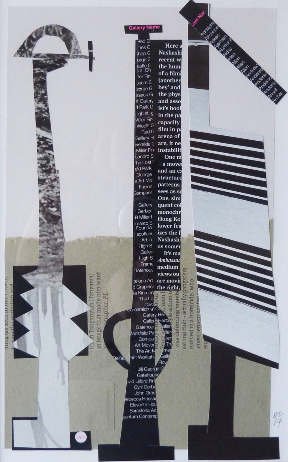 Doug Cocker RSA, Standing Forms I