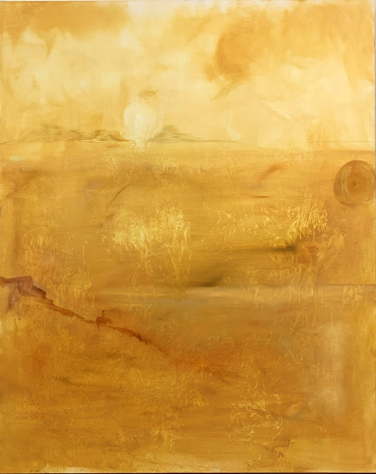 Aidan Stephen, Paint Me Yellow, 2019
