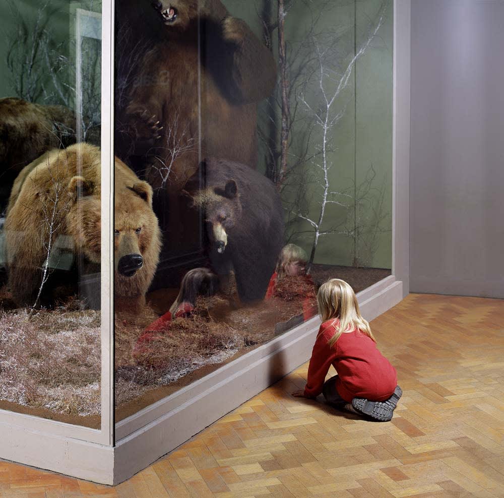 Wendy McMurdo RSA, Girl with Bears, Royal Museum of Scotland, Edinburgh, 1999