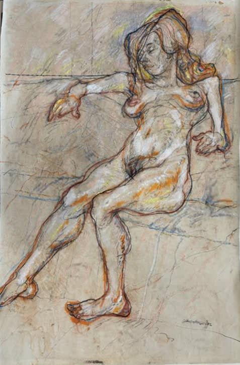 George Macpherson RSA, Untitled figure study, 1982