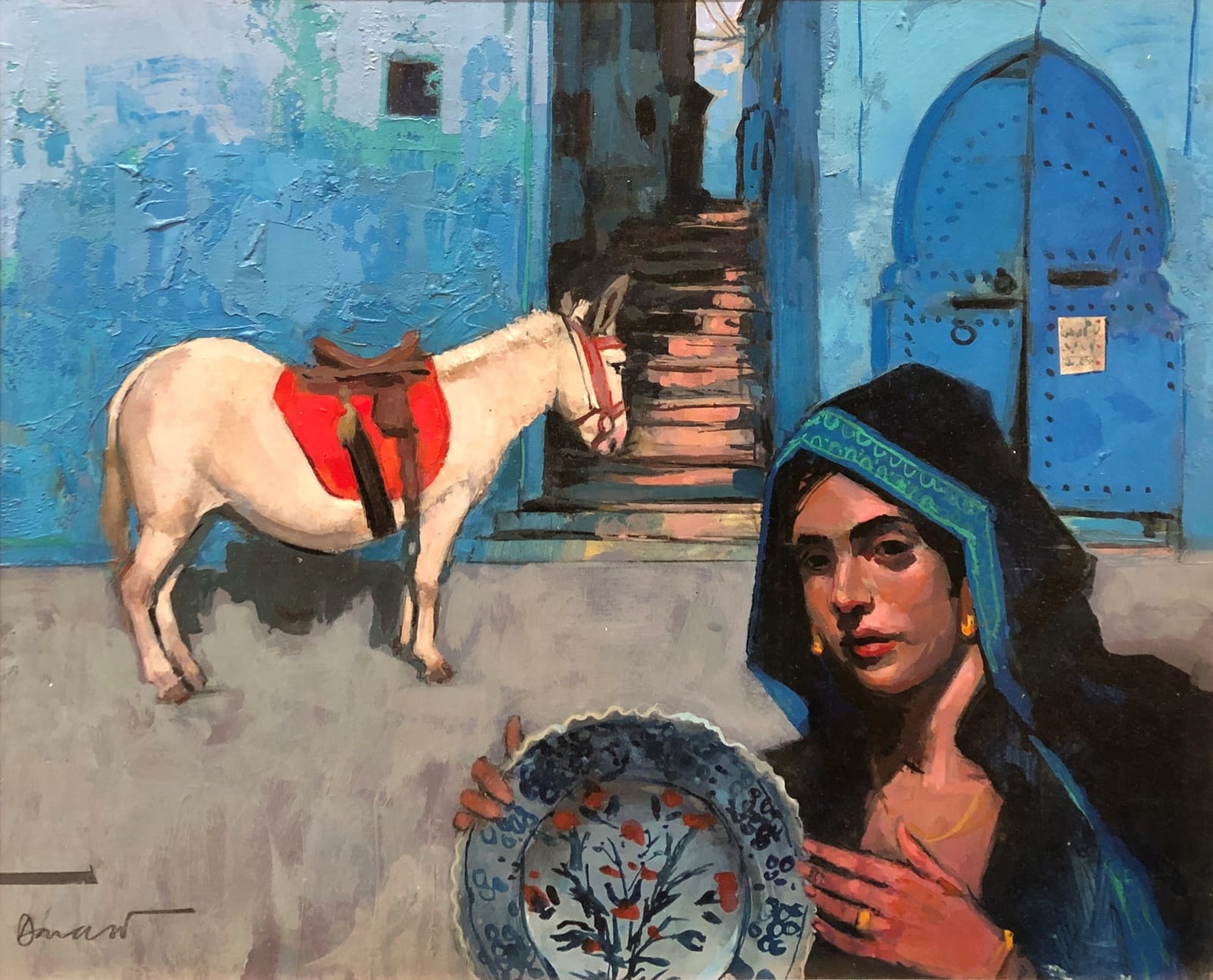 George Donald RSA, Blue Walls: Tangier, 2023