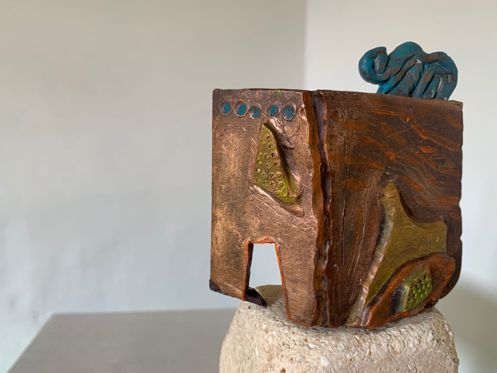 Fiona Dean RSA, Fragment 2: foldout hill with cloud-fields- saltmarsh, solway merse. S.S.W.