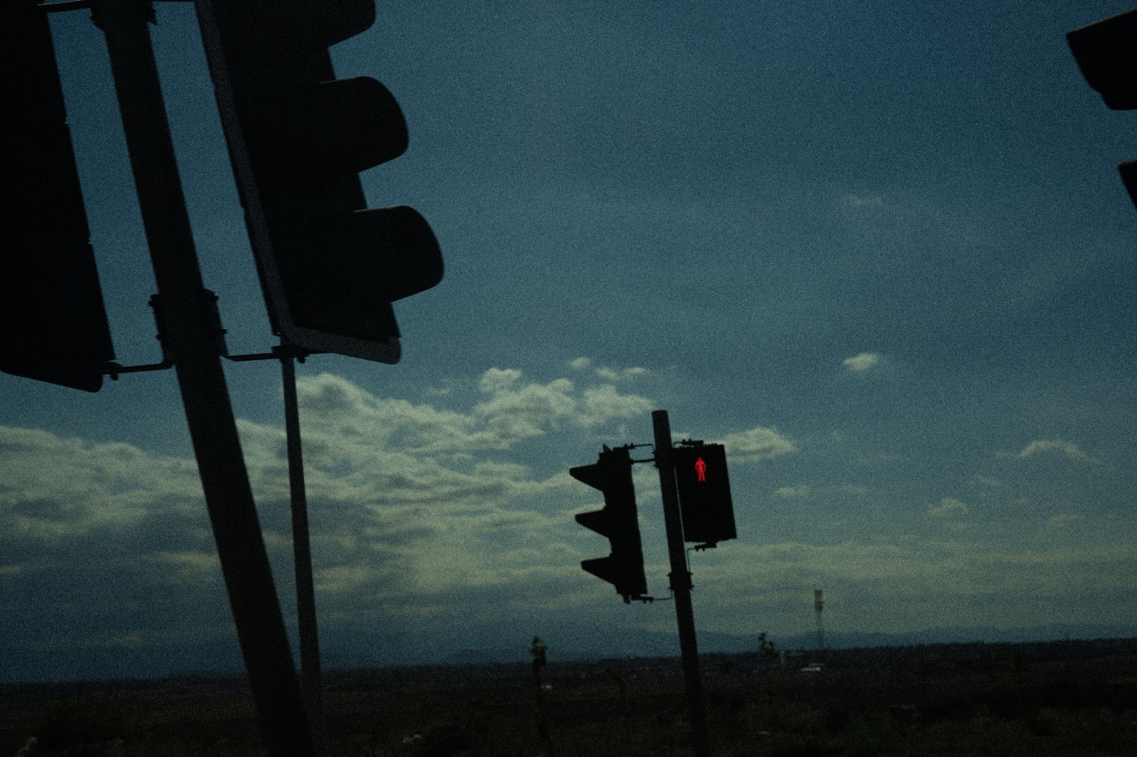 Konstantinos Irakleous, A Red Man Standing in the Blue Sky, 2021