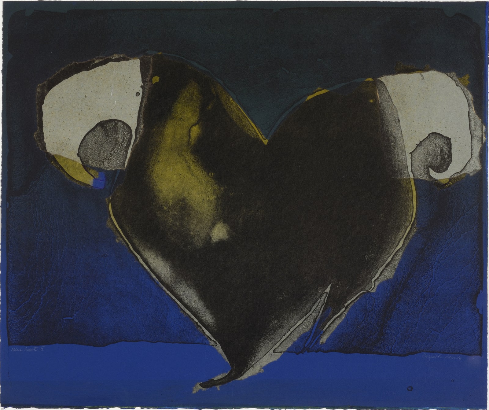Elspeth Lamb RSA, Blue Heart 2