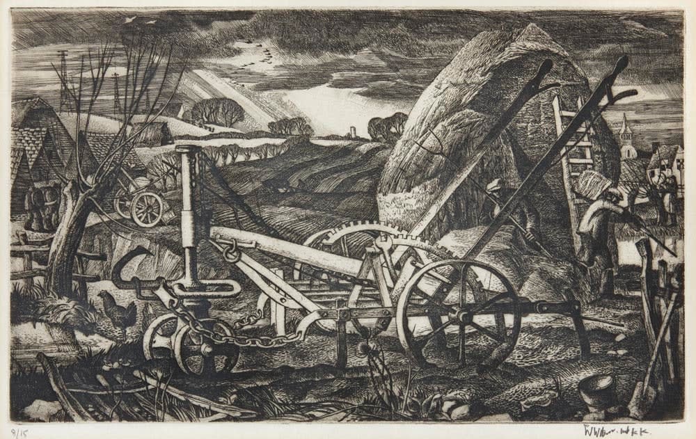 William Wilson RSA, The Harrow, around 1935-36