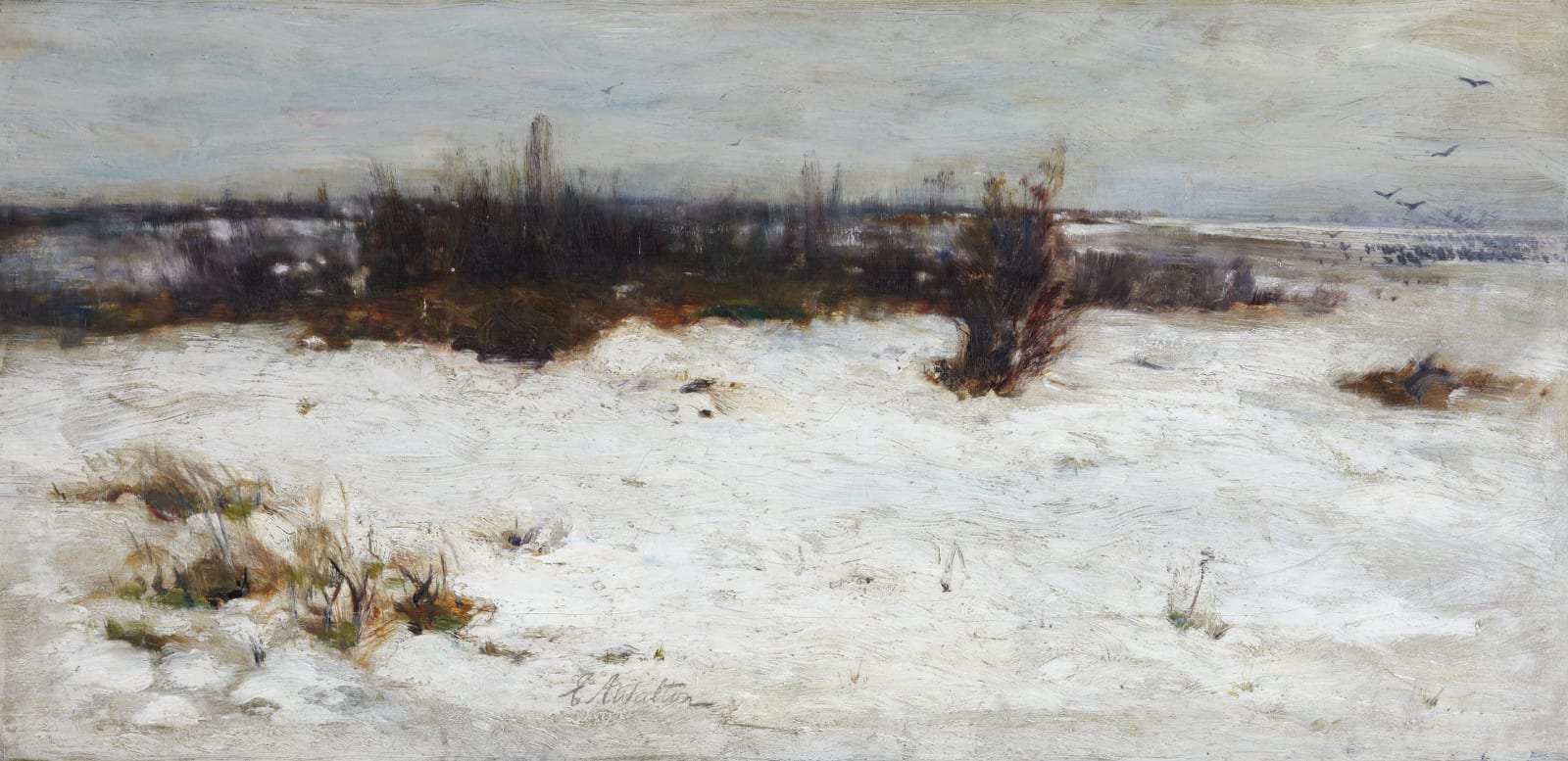 Edward Arthur Walton RSA, Untrodden Snow, 1880-81, around