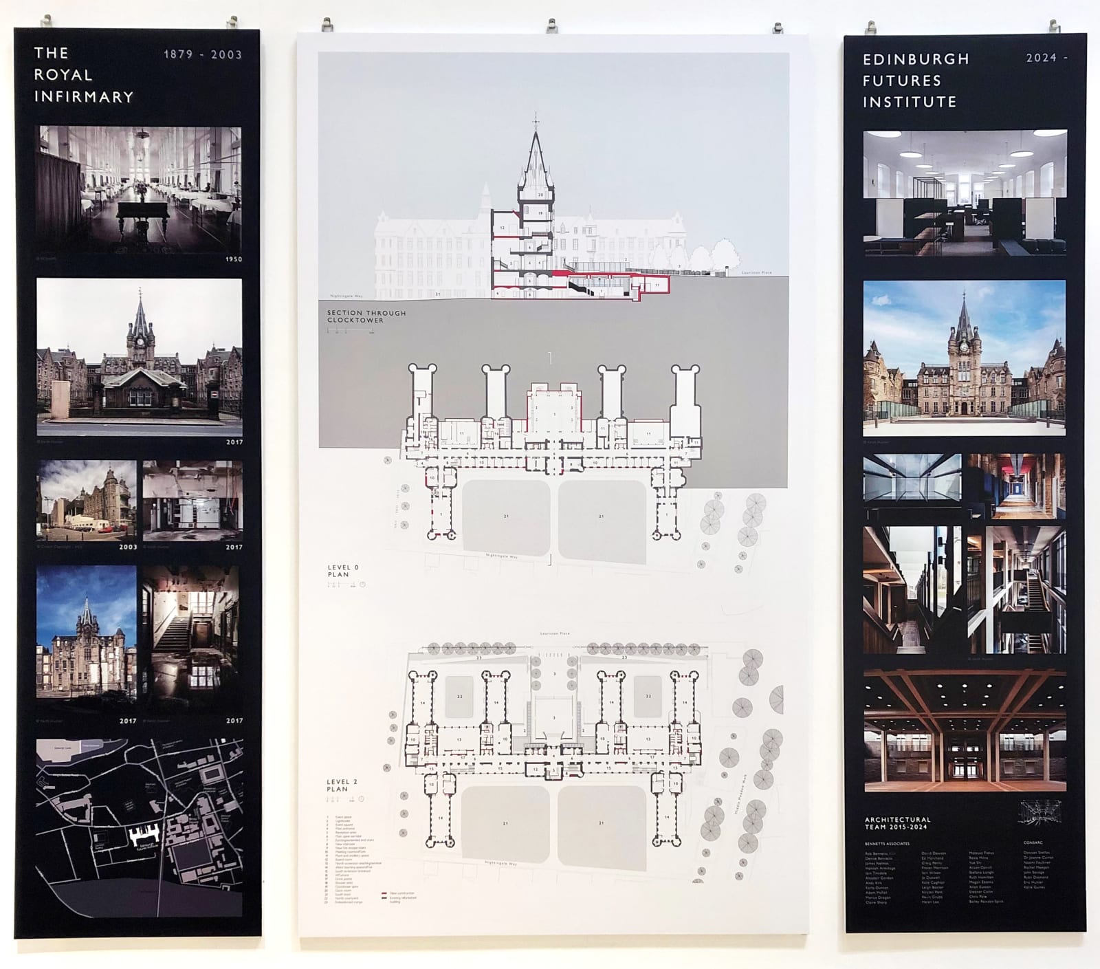 Rab Bennetts RSA, together with a substantial team from Bennetts Associates and Consarc Architects, From Royal Infirmary to University of Edinburgh Futures Institute, 1879-2024