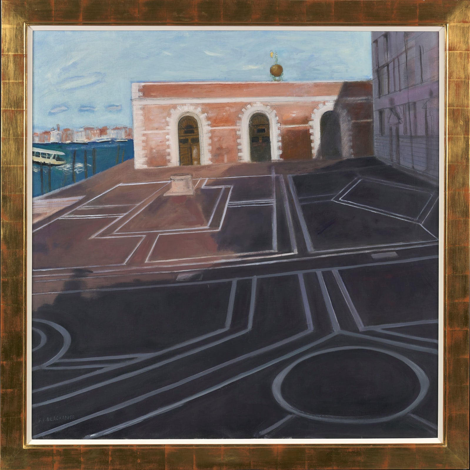 Elizabeth Blackadder RSA, The Dogana, Venice No. 43, 2000 (c.)