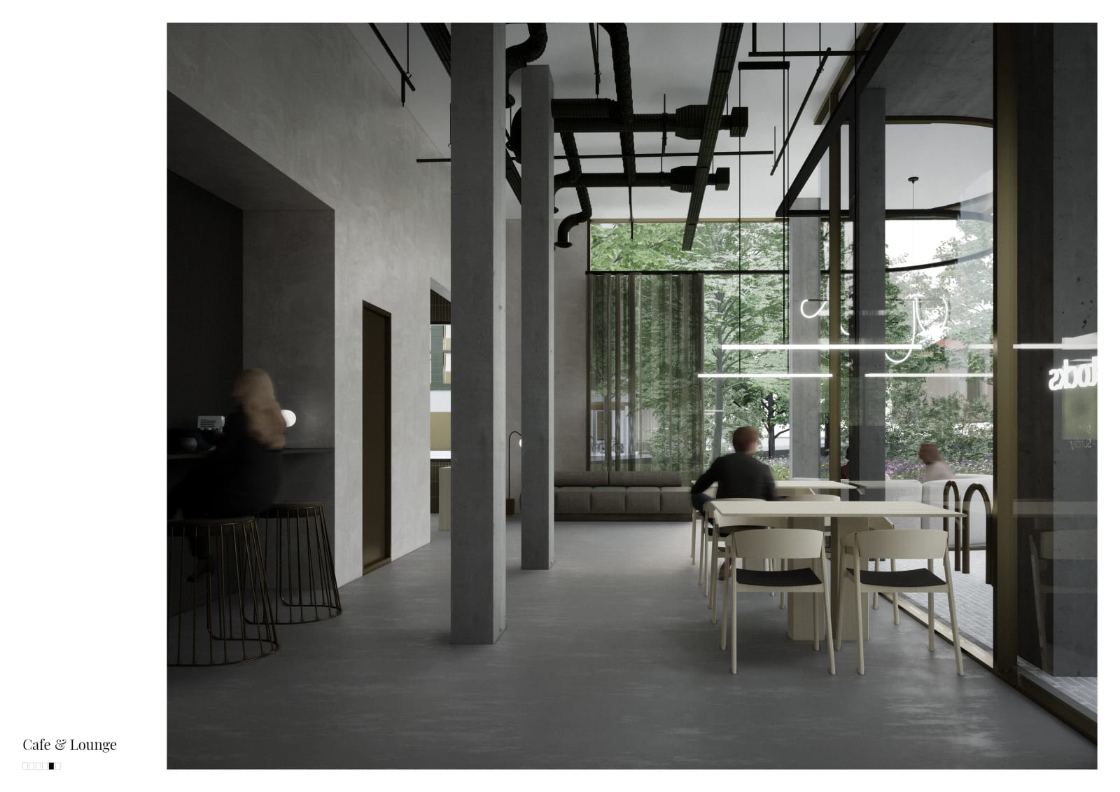 Marcus Myles, Café & Lounge, 2024