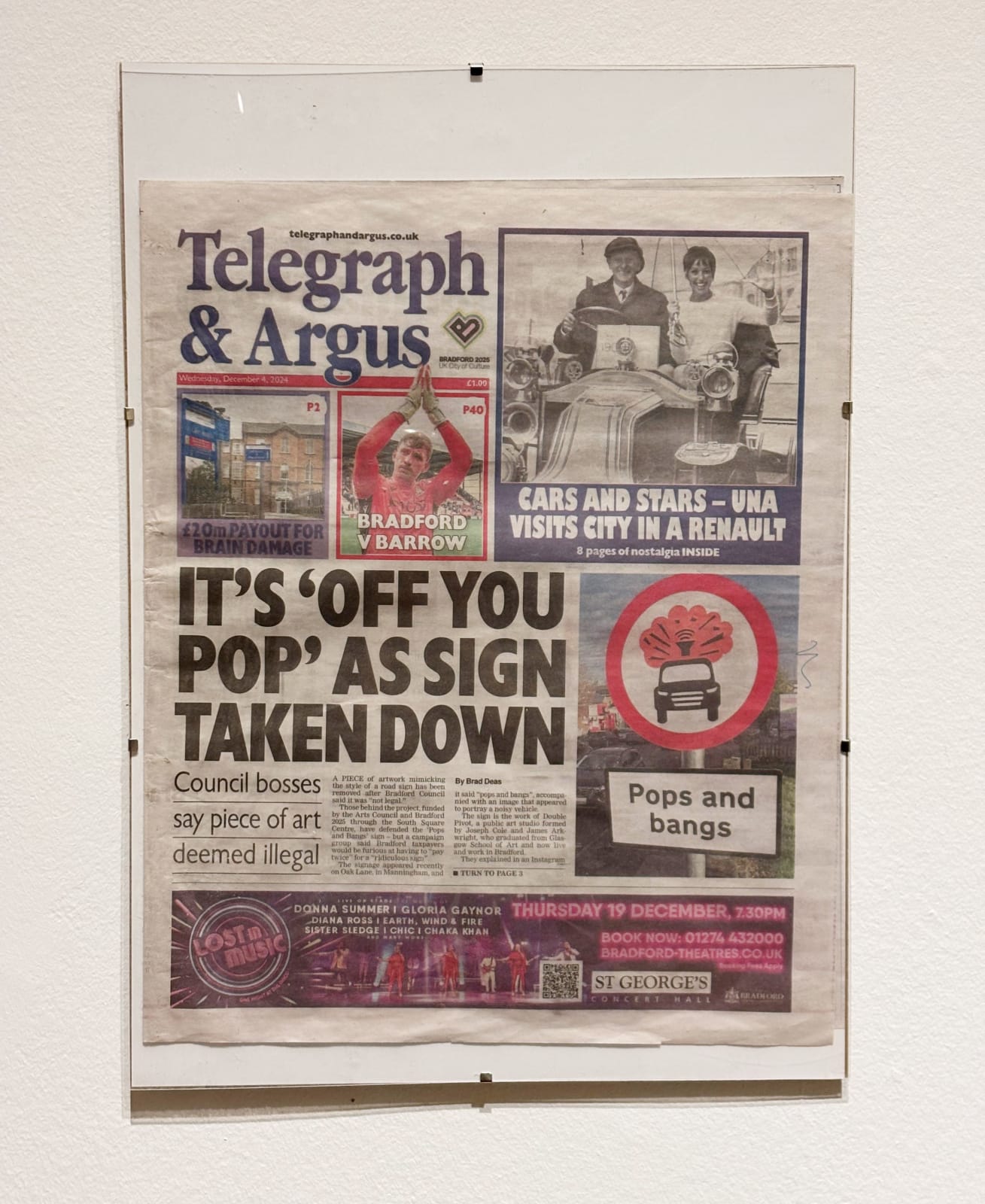 Double Pivot, Copy of Telegraph & Argus (Wednesday December 4 2024), 2024