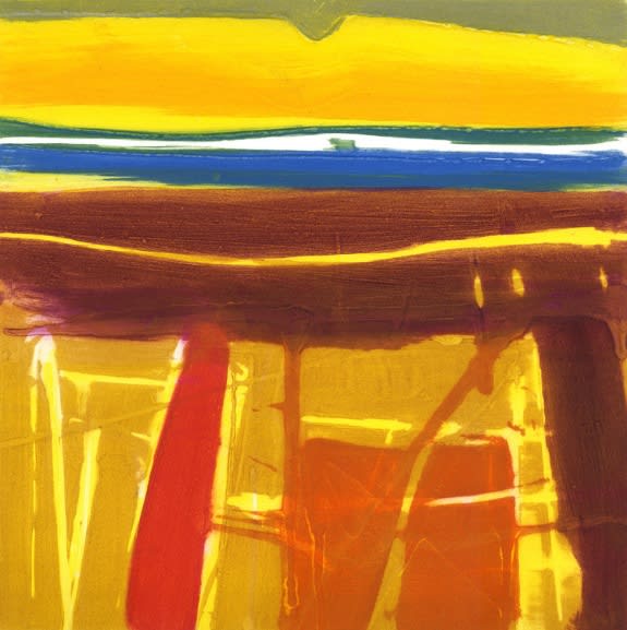 Barbara Rae RSA, New Fence