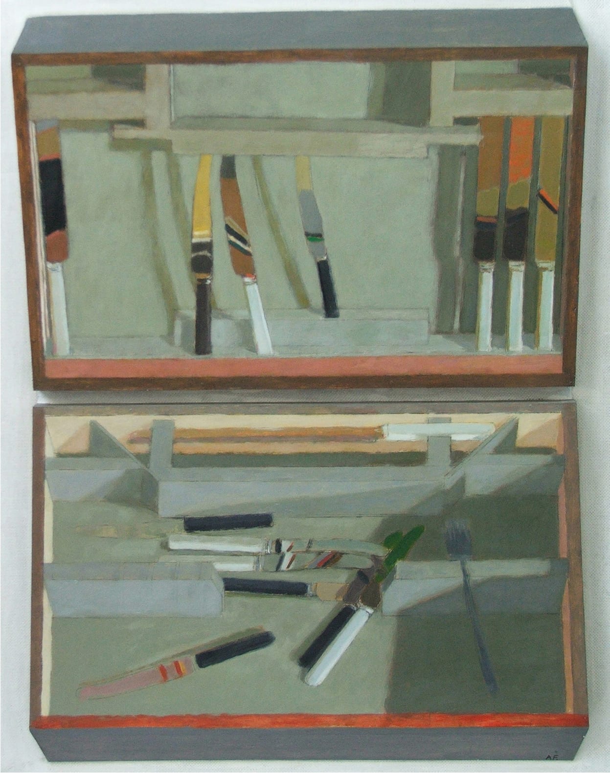 Alexander Fraser RSA, Knives and a Fork , 1962