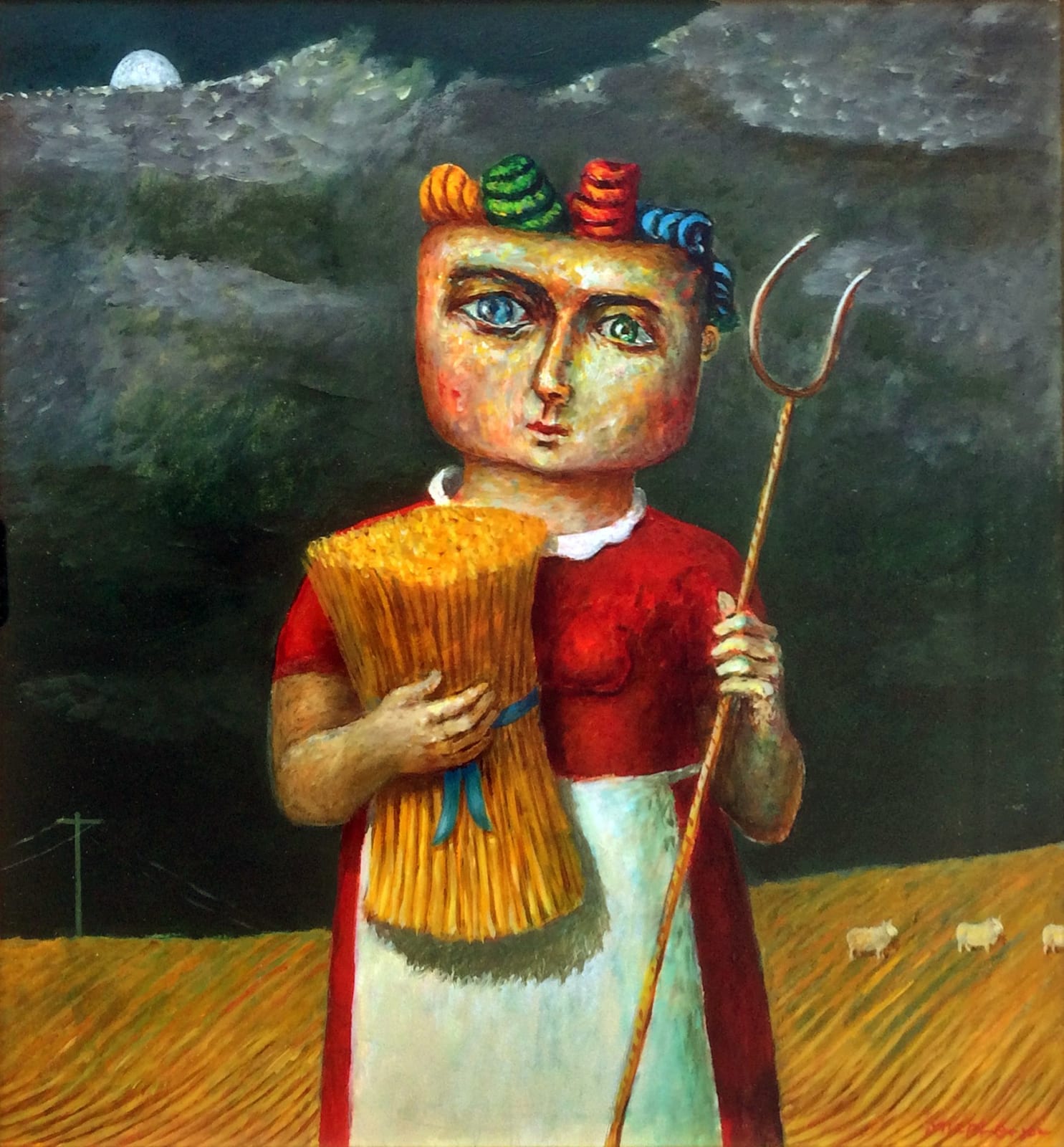 Neil Macpherson RSA, The Late Harvest