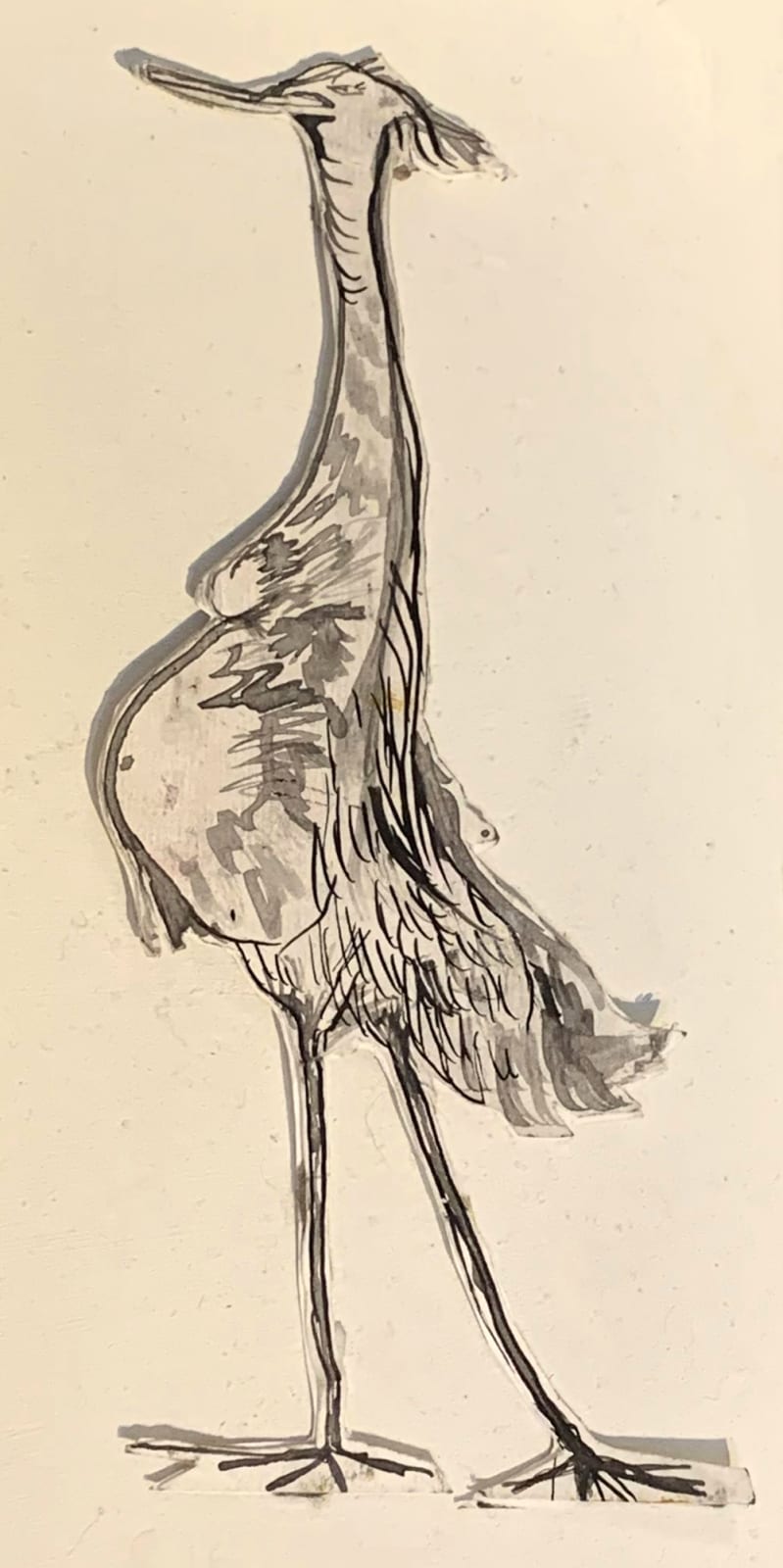 Madeleine Wood, Bird (small cut out)