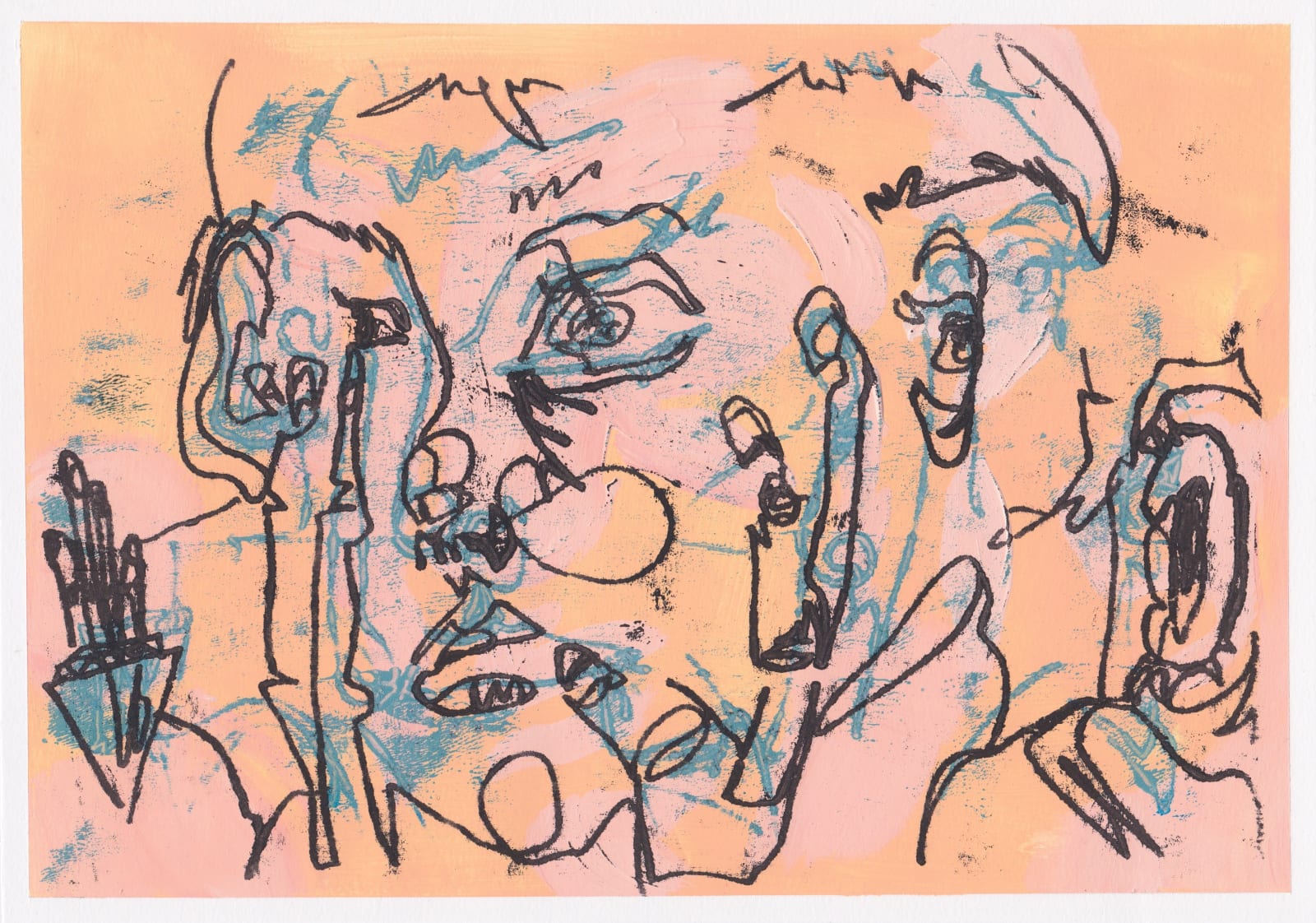 Ellen Mitchinson, Facial Bind II, 2021
