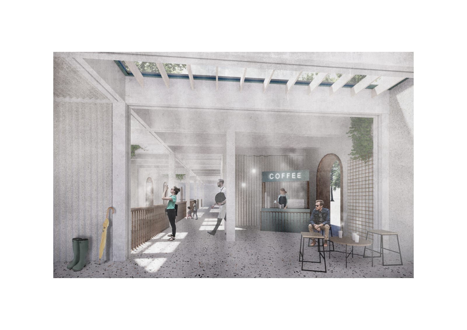 Alexandra Adams and Euan Campbell, Botanic Gardens Pavilion, 2020