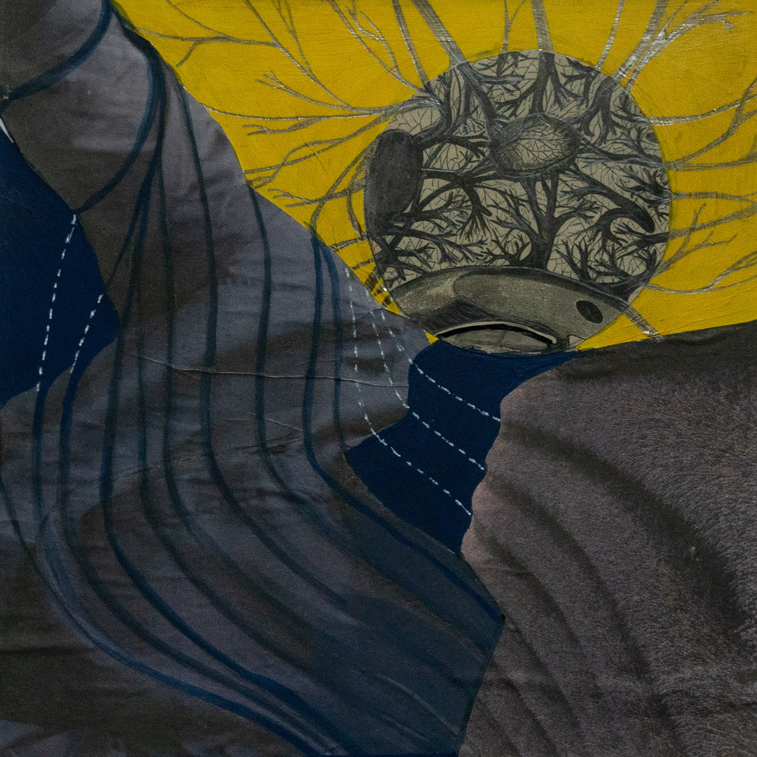 Sam Ainsley RSA, (We are) the dull blue base (to the wildest subtlest flames), 2019
