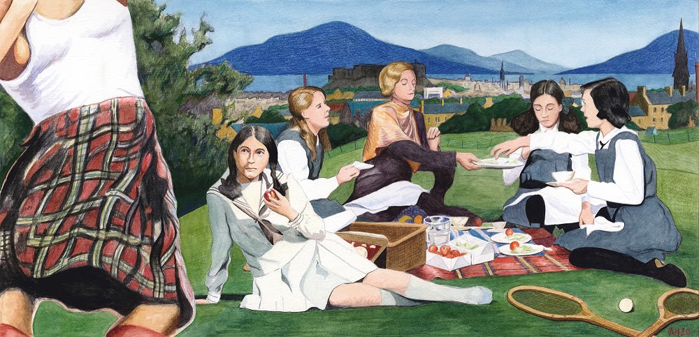 Alex Hayward, THE IVY THAT CLINGS TO THE WALL (Picnic on a Volcano) , 2020