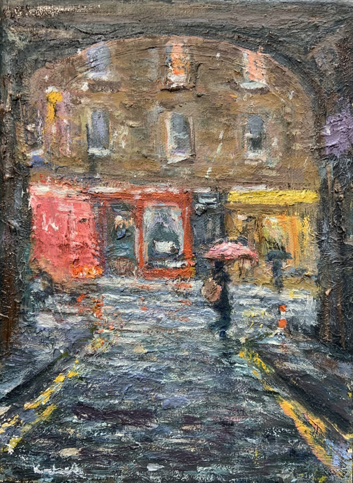 Henry Kondracki RSA, Broughton Street Rain