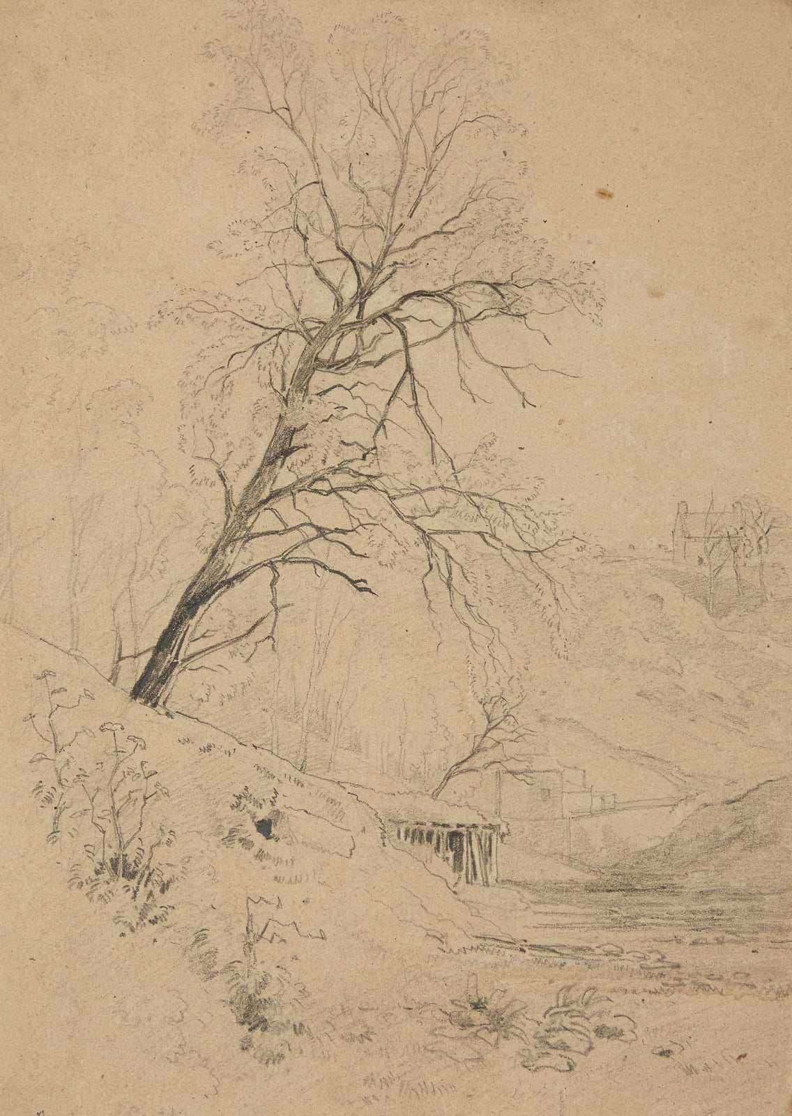 Thomas Duncan RSA, View by the Water of Leith, c. 1827-45