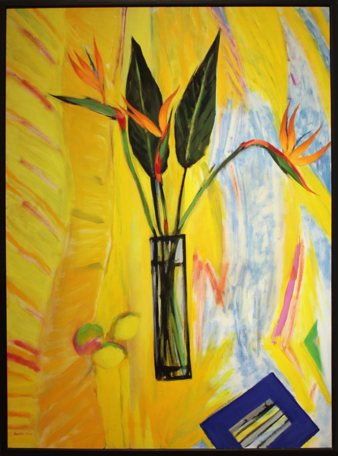 John Houston RSA, Still Life with Strelitzia, 1992-93