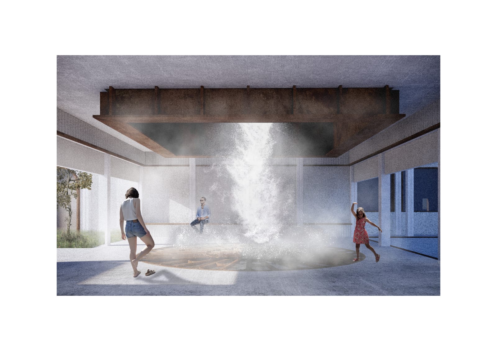 Alexandra Adams and Euan Campbell, Kirklee Water Aeration, 2020