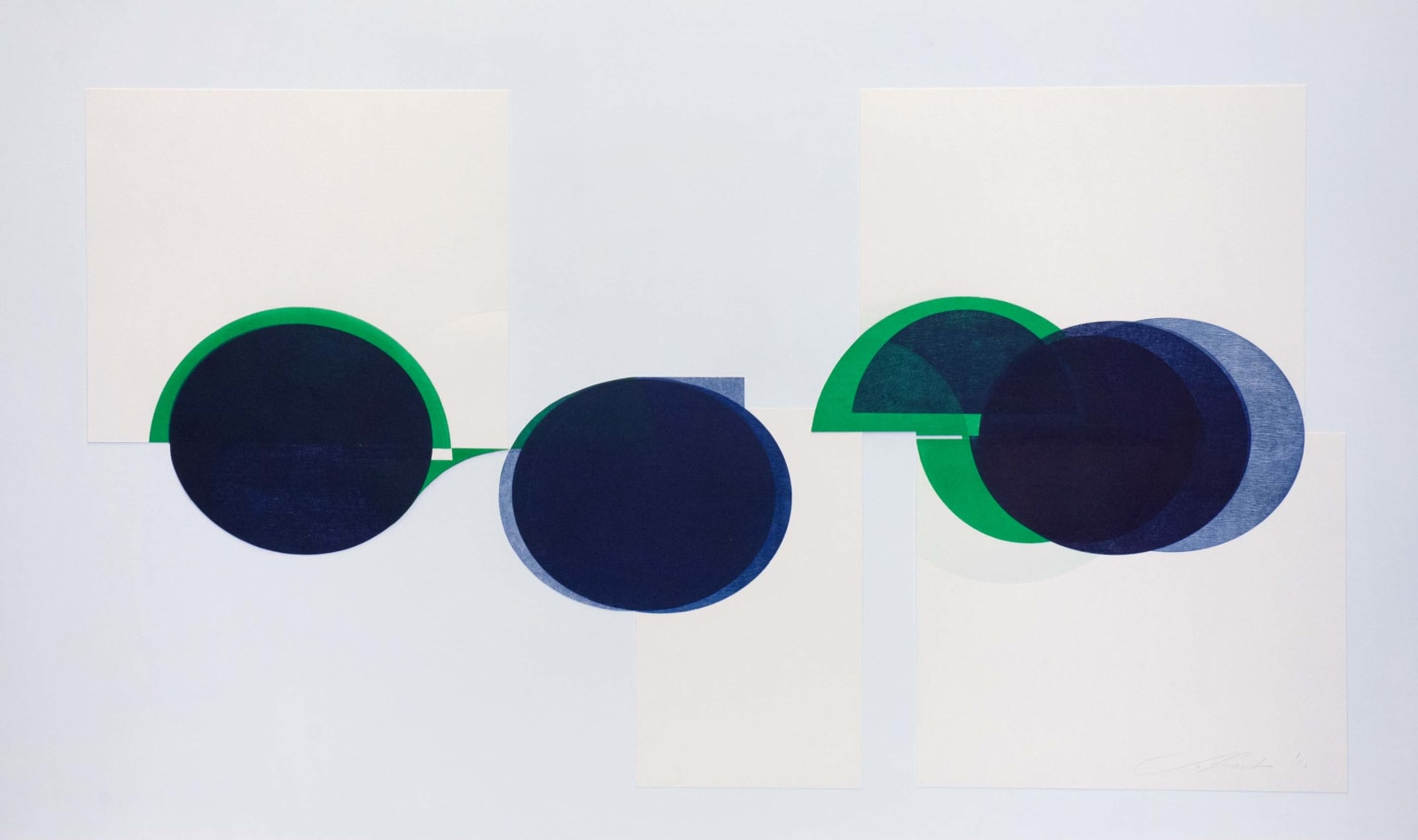 Jo Ganter RSA, Untitled (Three Part Ellipses)